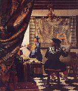 Johannes Vermeer The Art of Painting oil painting artist